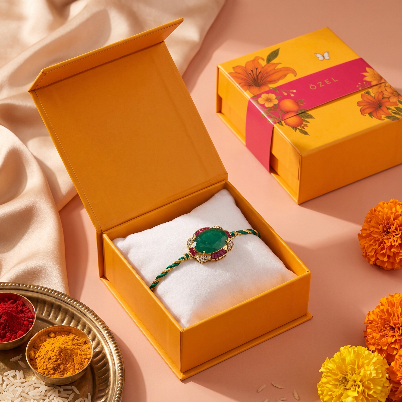 Mirzaya Emerald Rakhi