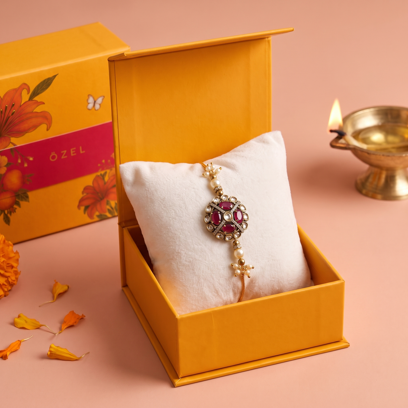 Shashwati Polki Lumba Rakhi