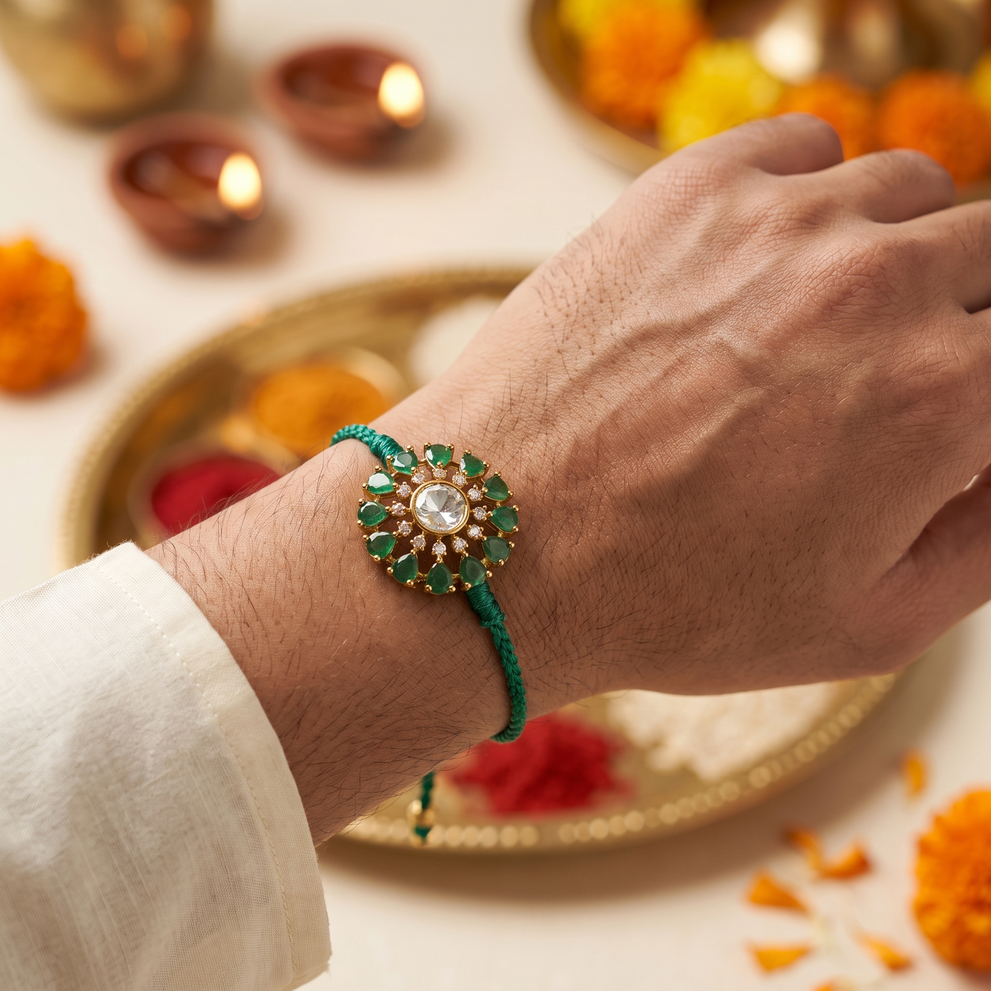 Veeransh Emerald Rakhi