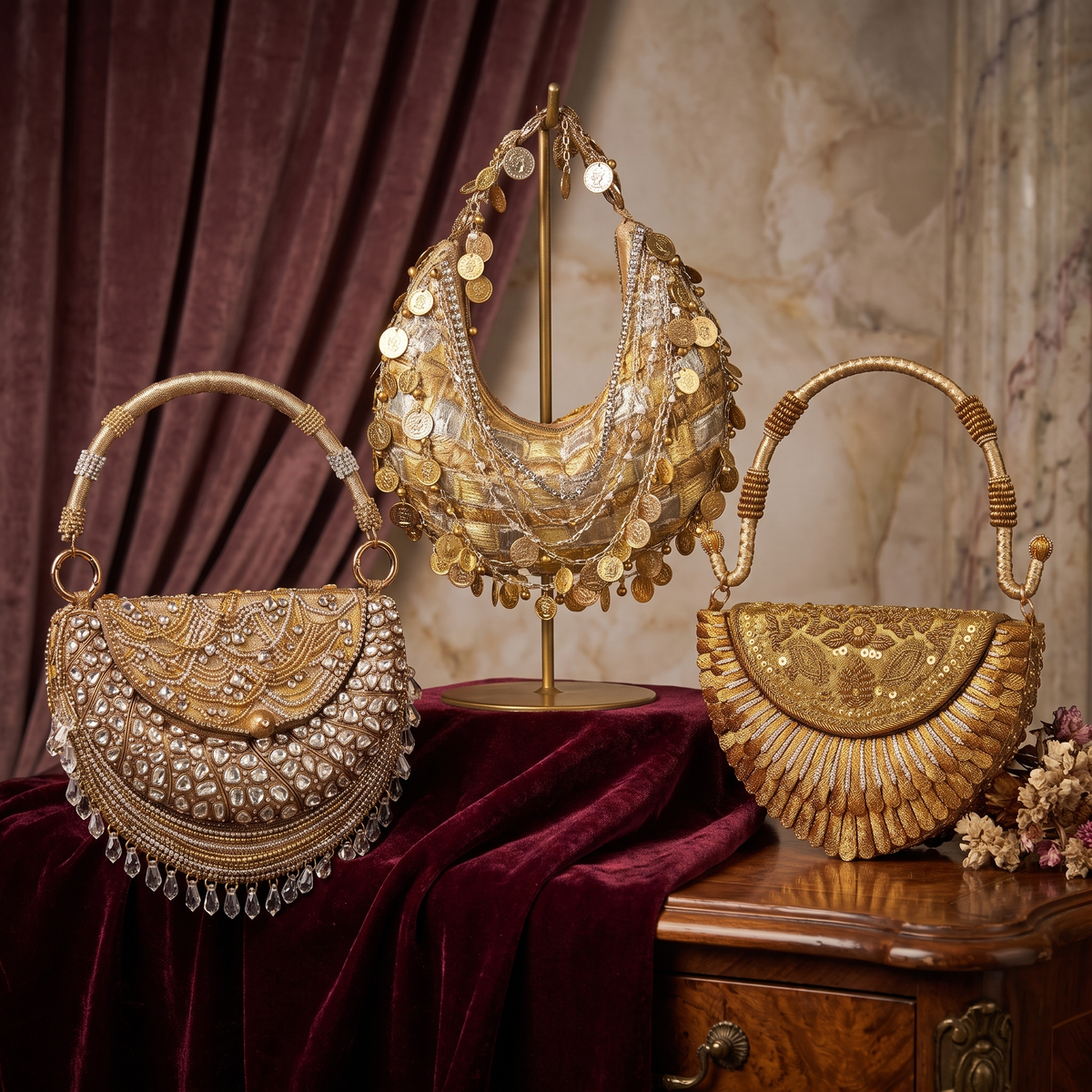 Orelys Polki Hand Bag