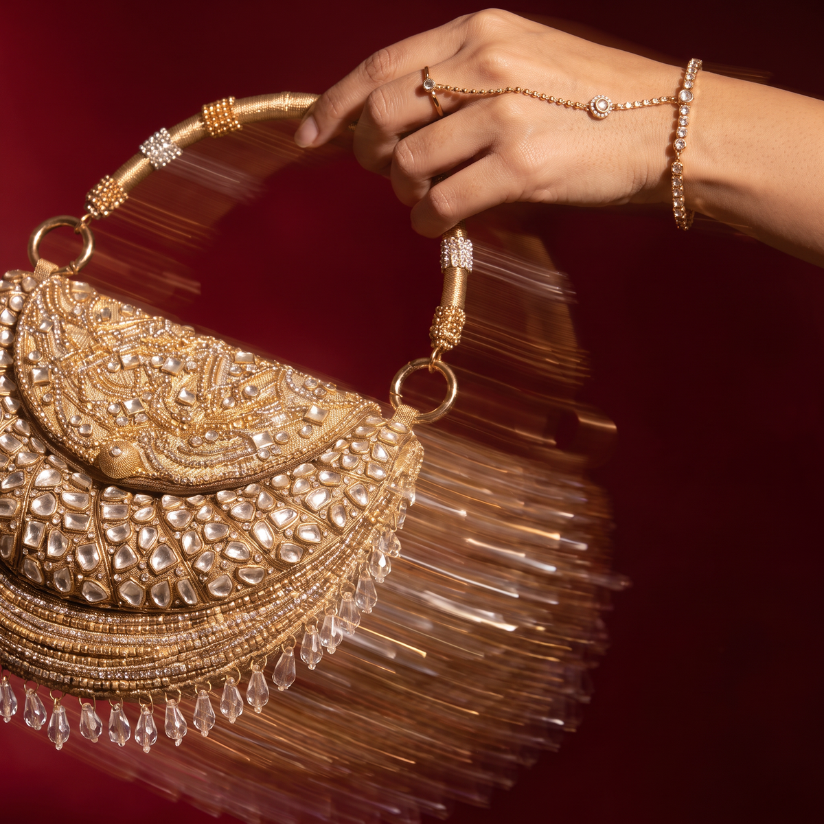 Orelys Polki Hand Bag