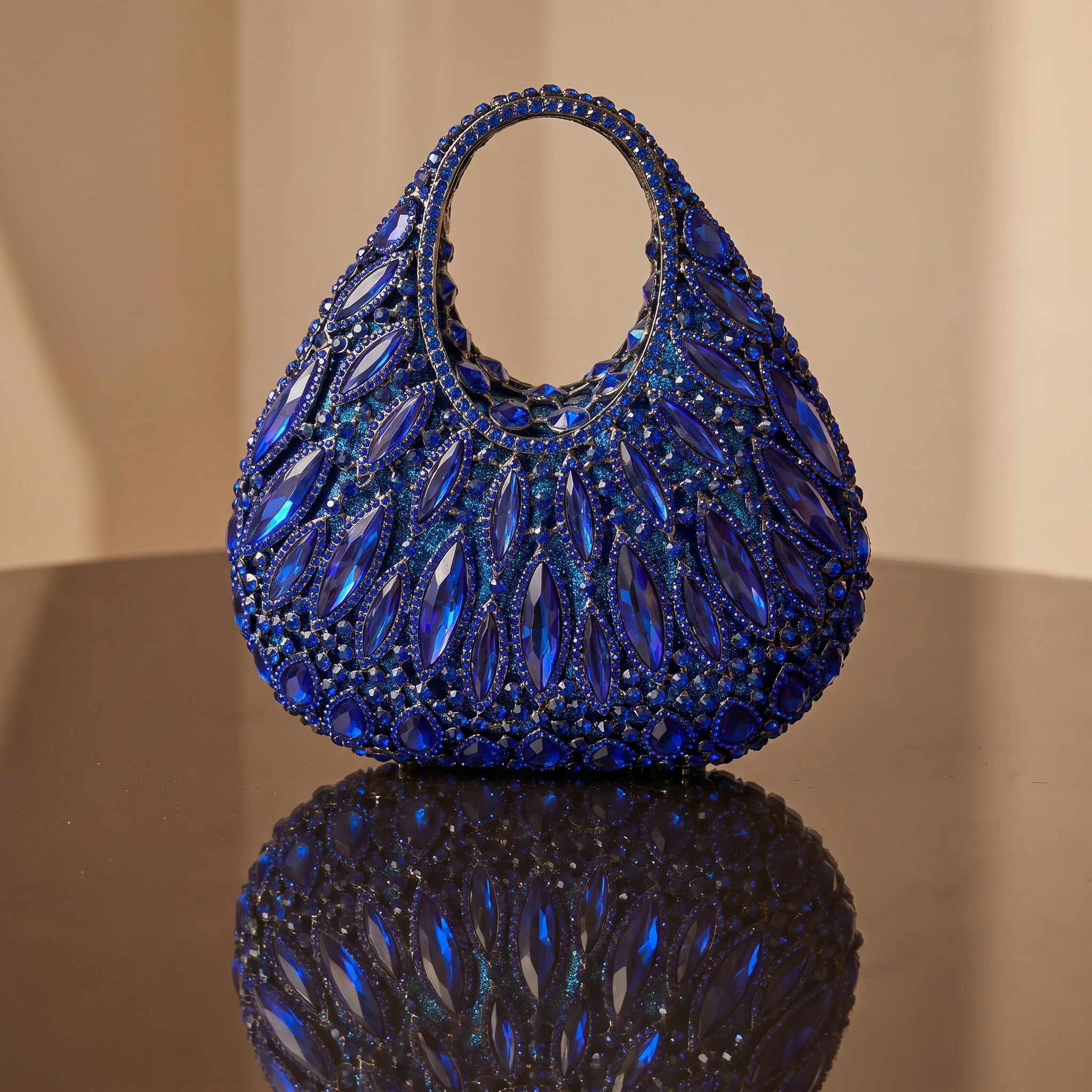 Tesoro Sapphire Crystal Bag