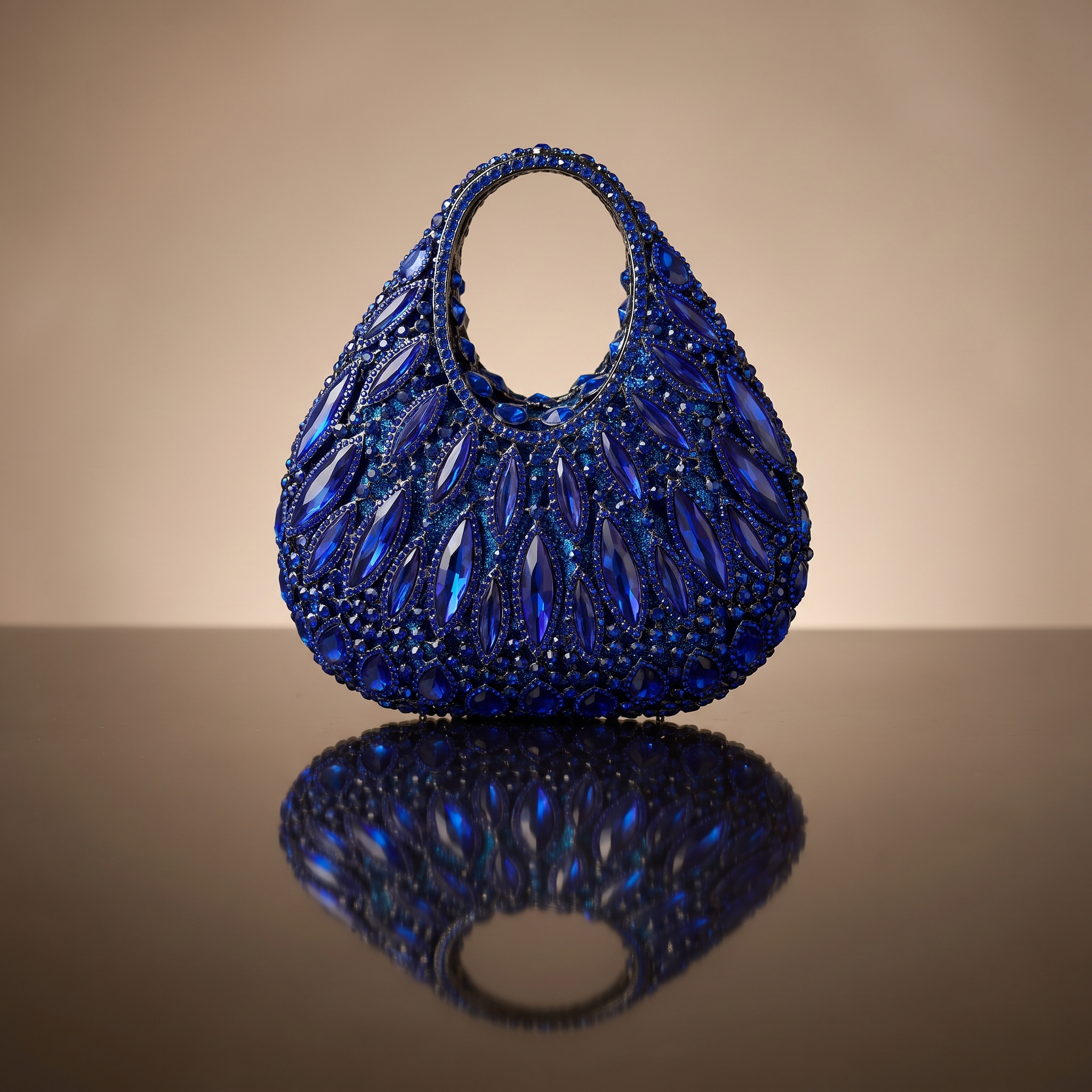 Tesoro Sapphire Crystal Bag