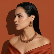 Arohi Antique Gold Choker Set