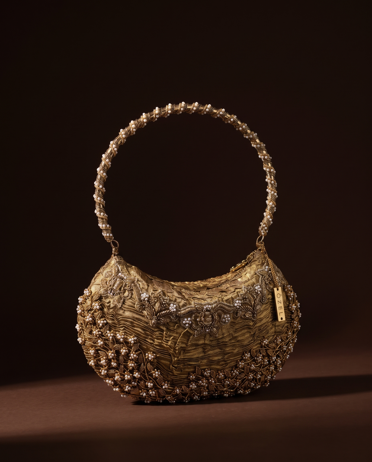 Vintage Vine Gold Handbag