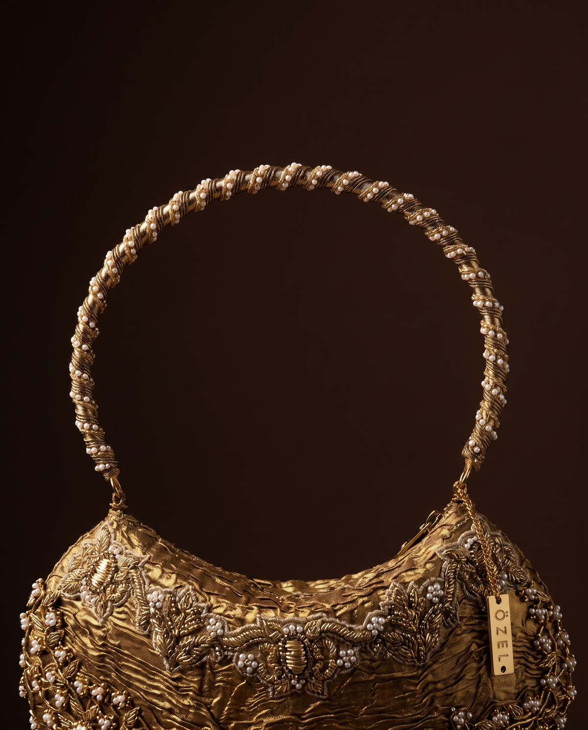 Vintage Vine Gold Handbag