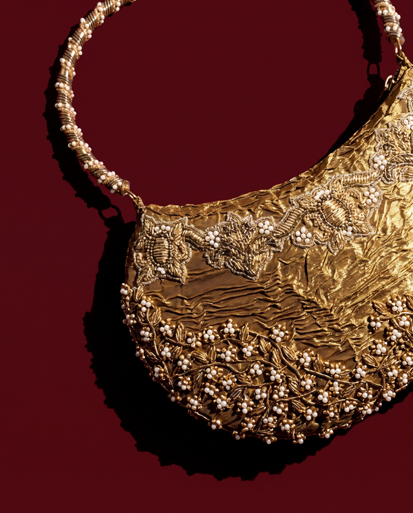 Vintage Vine Gold Handbag