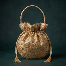 Svarnam Gold Potli Bag