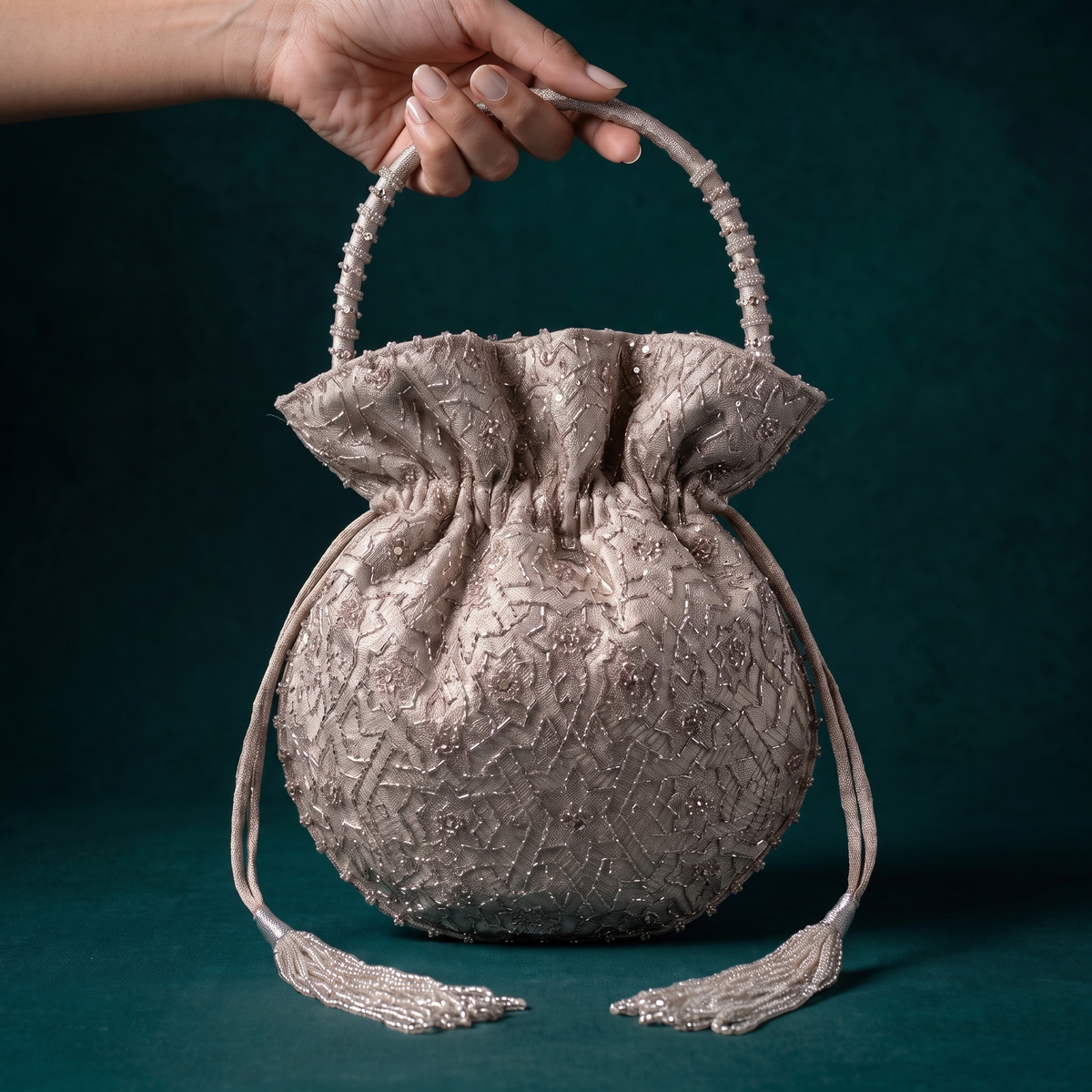 Rajatam Silver Potli Bag