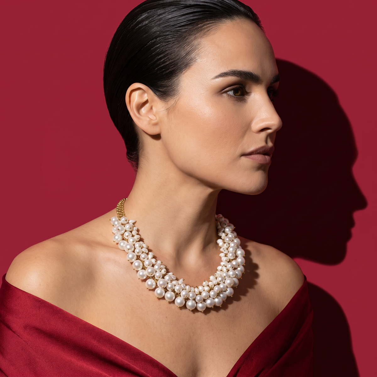 Aveline Pearl Collar necklace