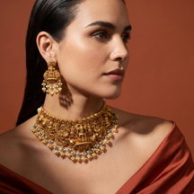Kavya Ornate Necklace & Earring Set