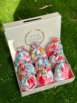 Gulabi floral Favors bags set of 12