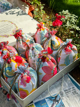 Gulabi floral Favors bags set of 12