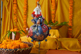 Kalamkari print potlis U shape bag