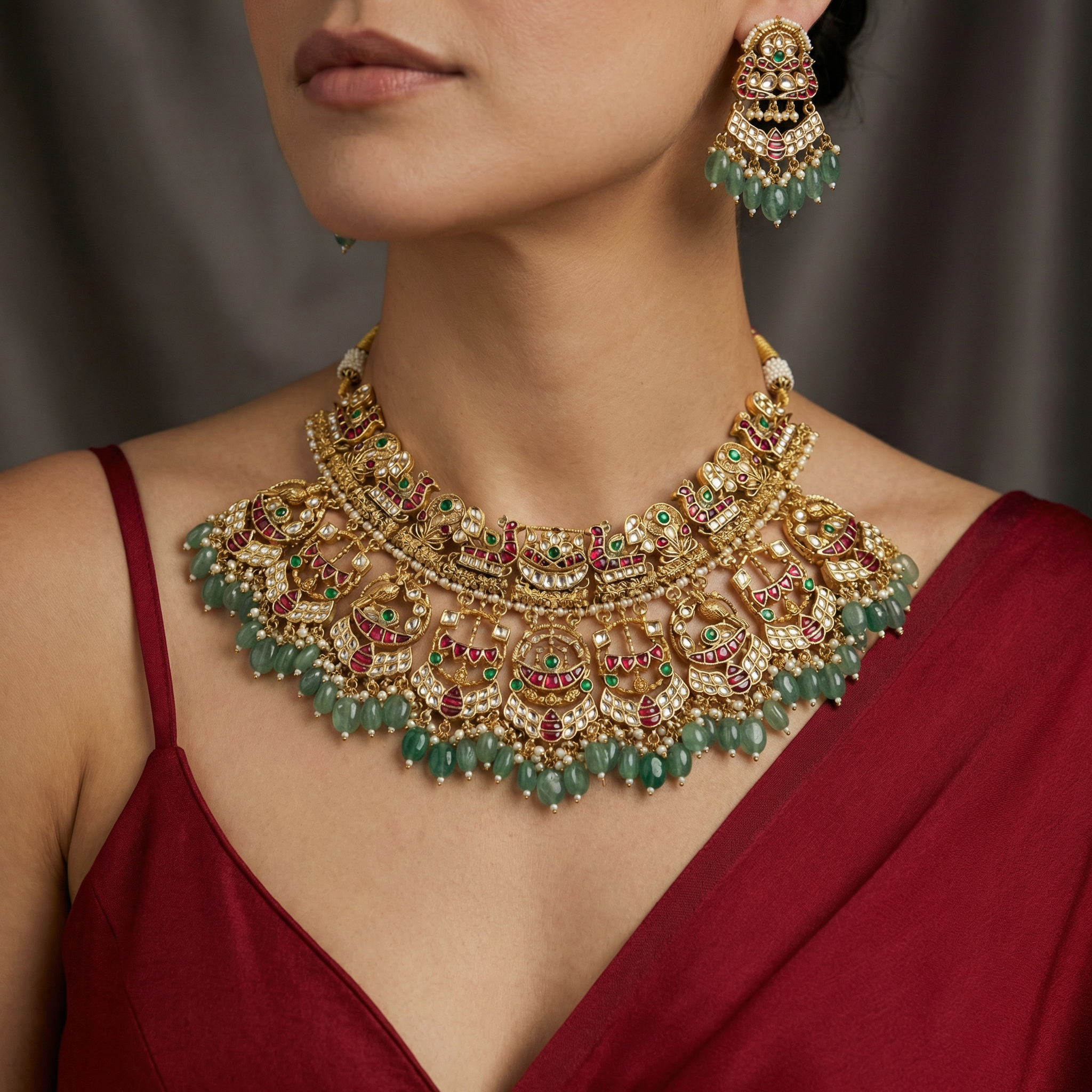 Nayara Kundan Necklace Set