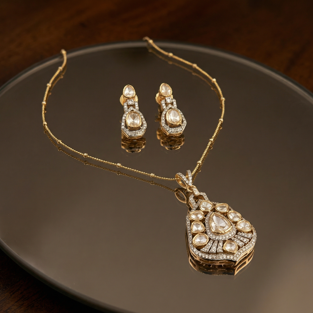 Avelira – whisper pendant necklace set by Ozel