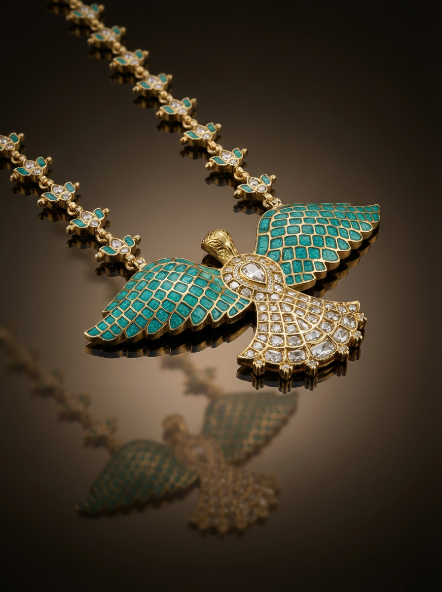 Averra – morpheon azure necklace by Ozel