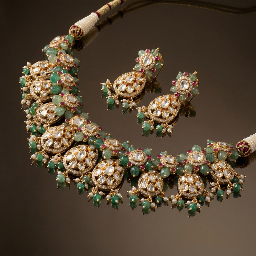 Meheraya – gulzar kundan choker set by Ozel