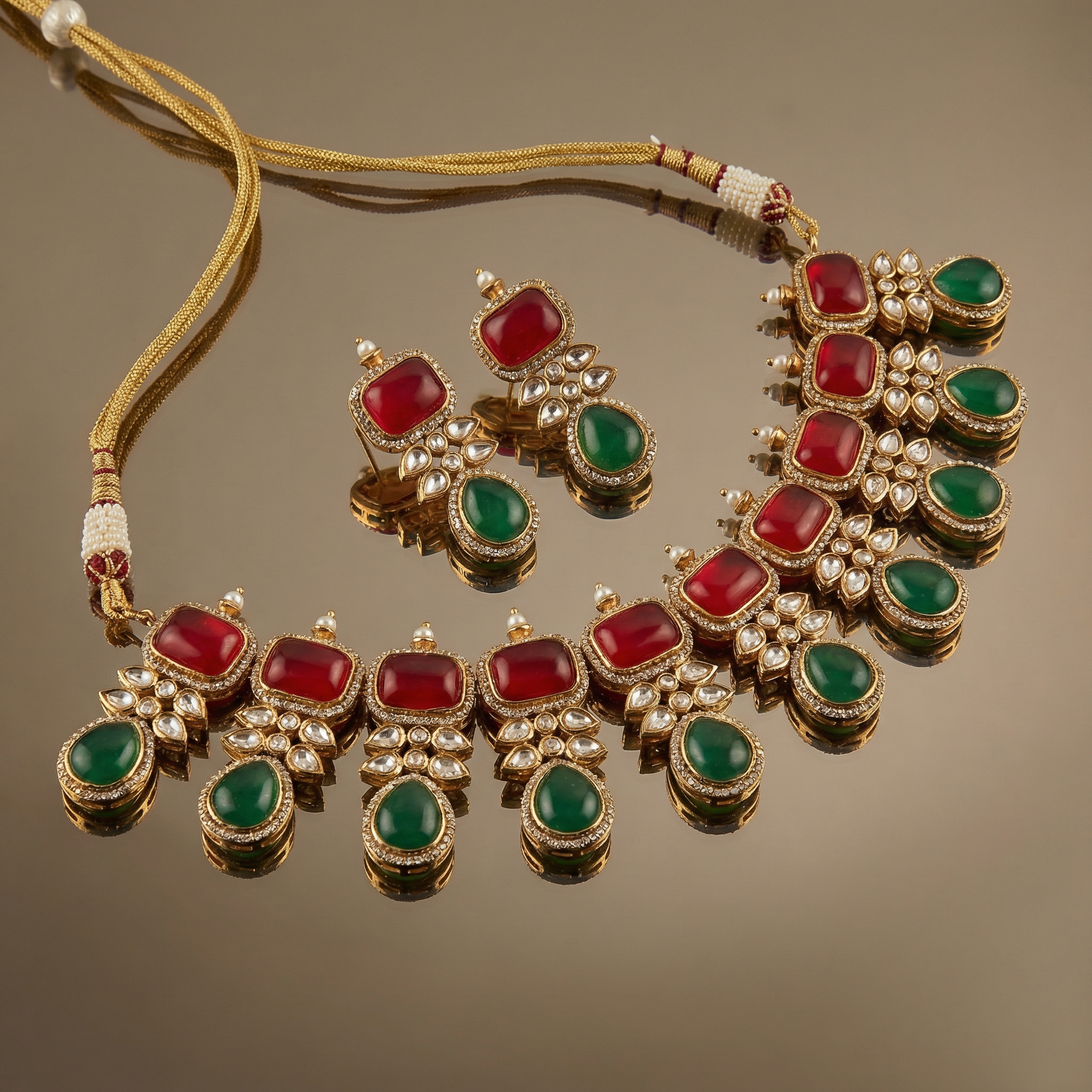 Raahi Kundan Necklace Set