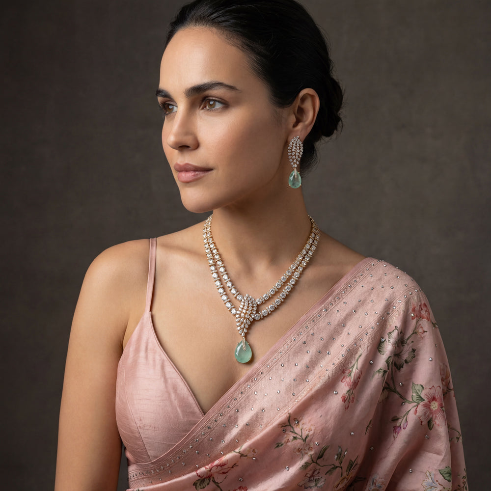 Noorina Pendant Necklace Set – artisan Indian jewelry by Ozel
