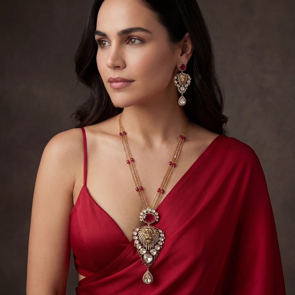 Simar – pendant necklace set by Ozel