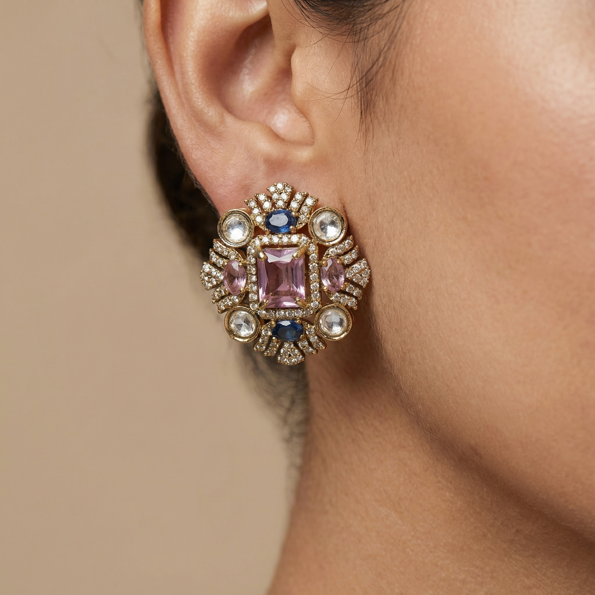 Sofia Navira Statement Earrings