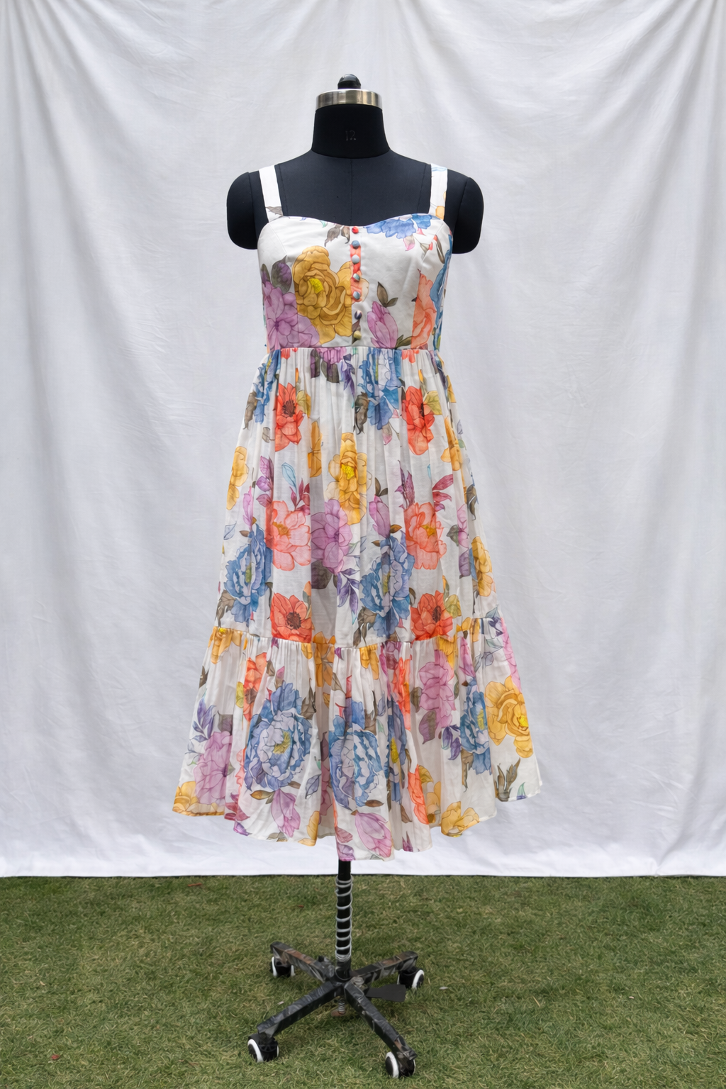 Watercolor sleeveless dress (Sale)