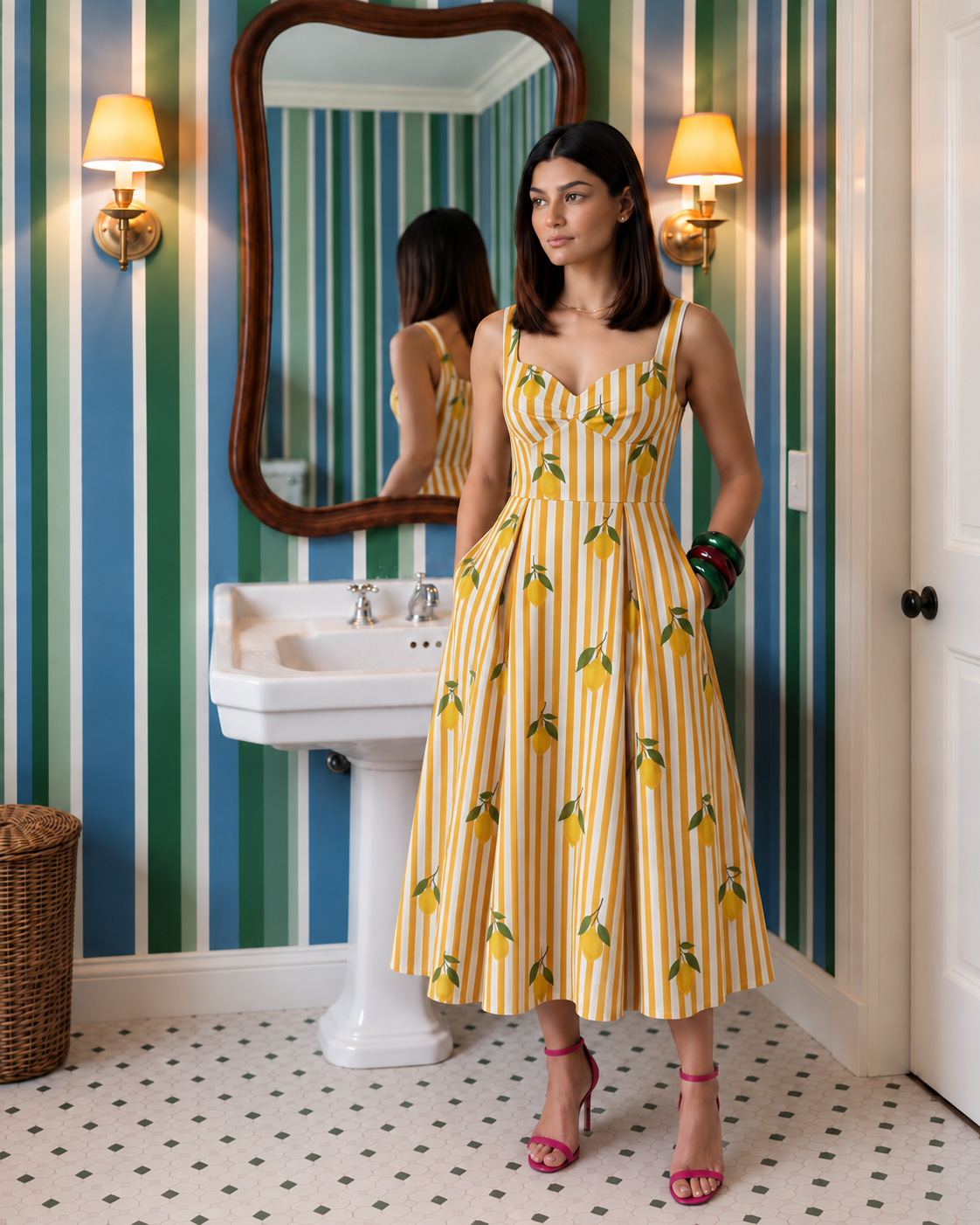 Yellow Amalfi Summer Dress