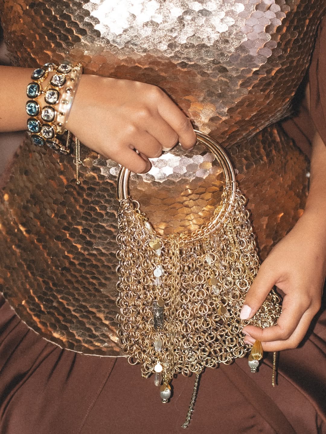 Oracle Goldchain Bag