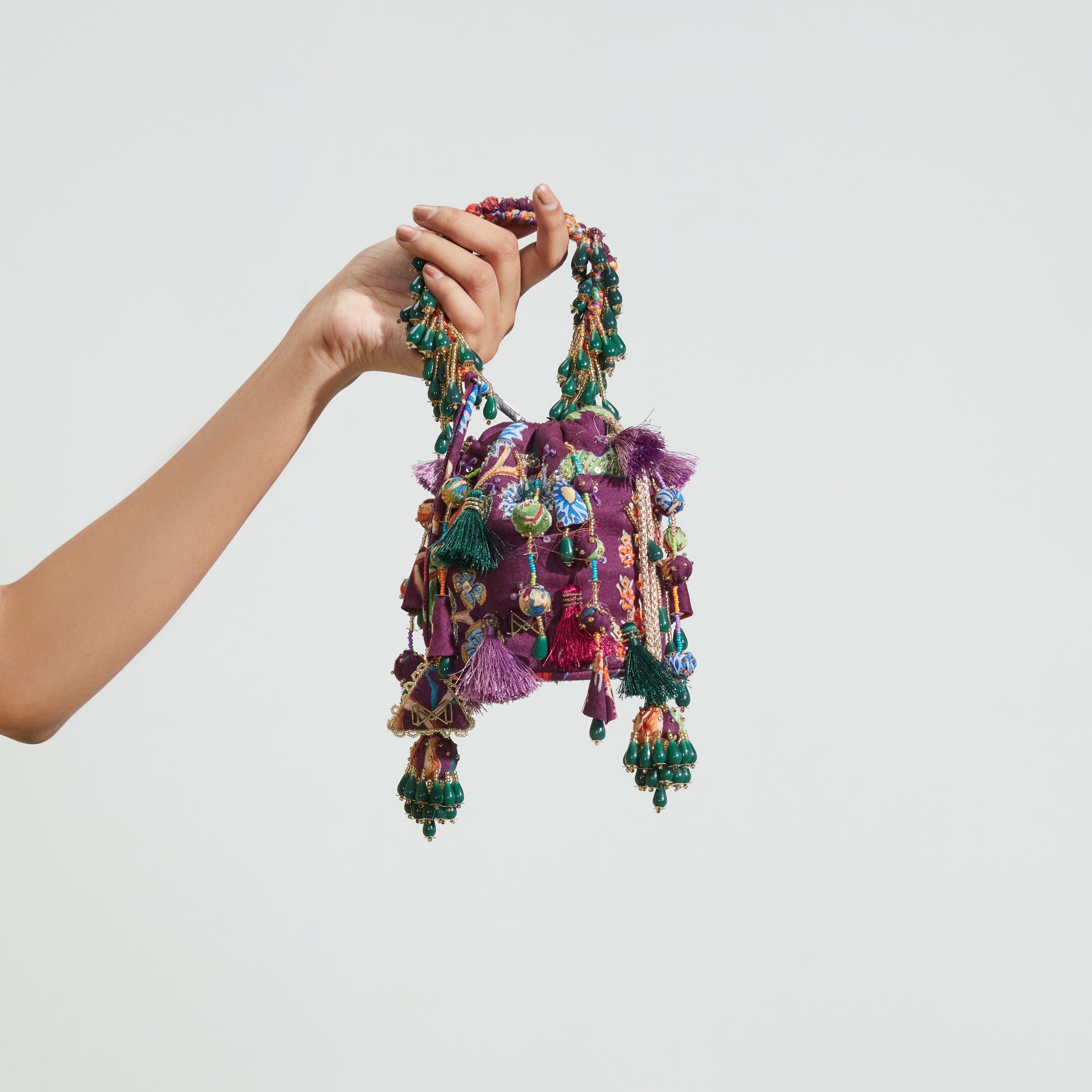 Purple Bucket Bag - Ozel