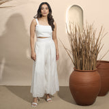 Ivory Flare Pants and Ivory Top