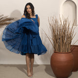 Noir Blue Flare Dress