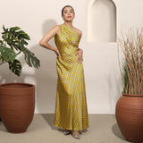 Dolce Off Shoulder Draped Gown