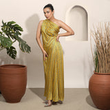 Dolce Off Shoulder Draped Gown