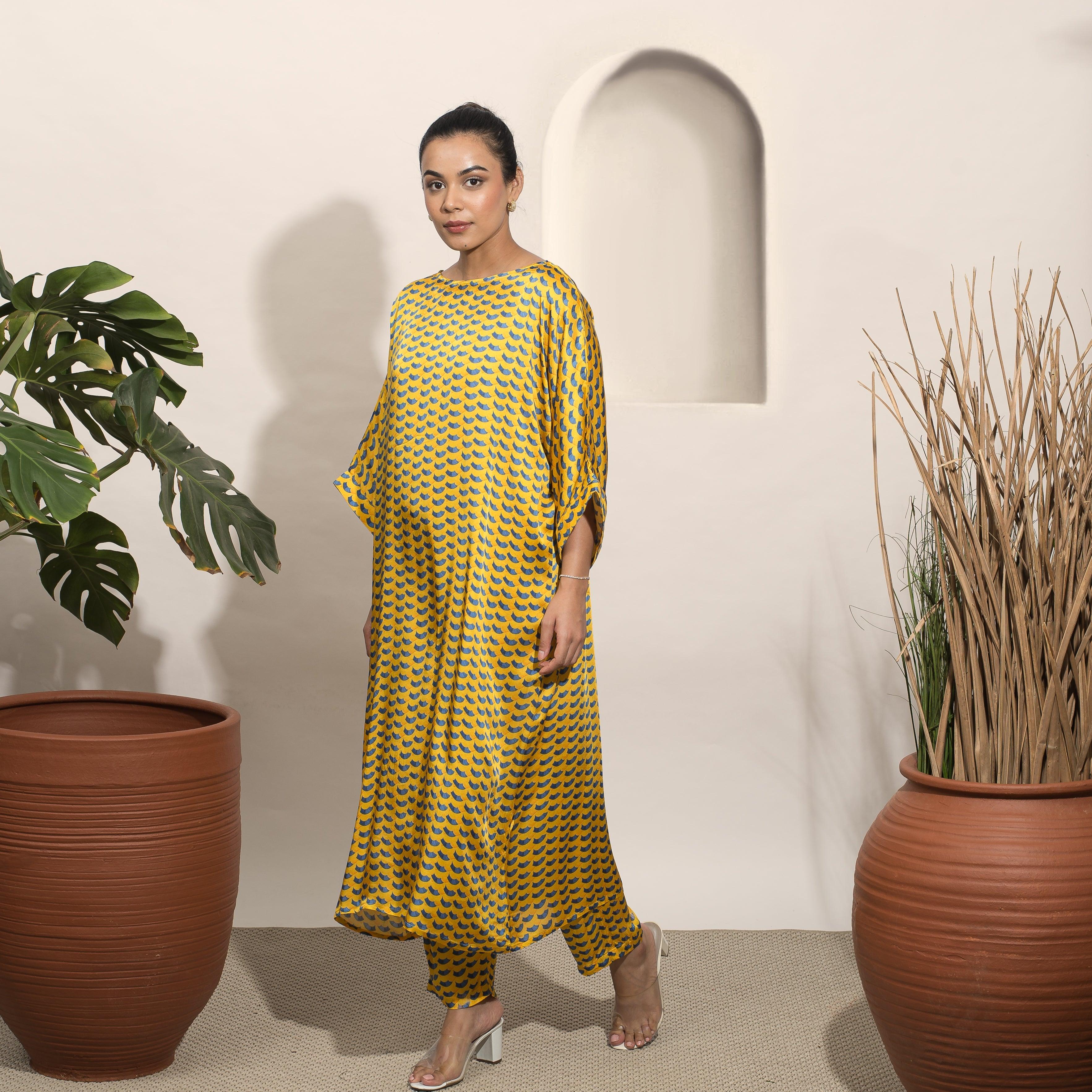 Dolce Kaftan Coord Set - Ozel