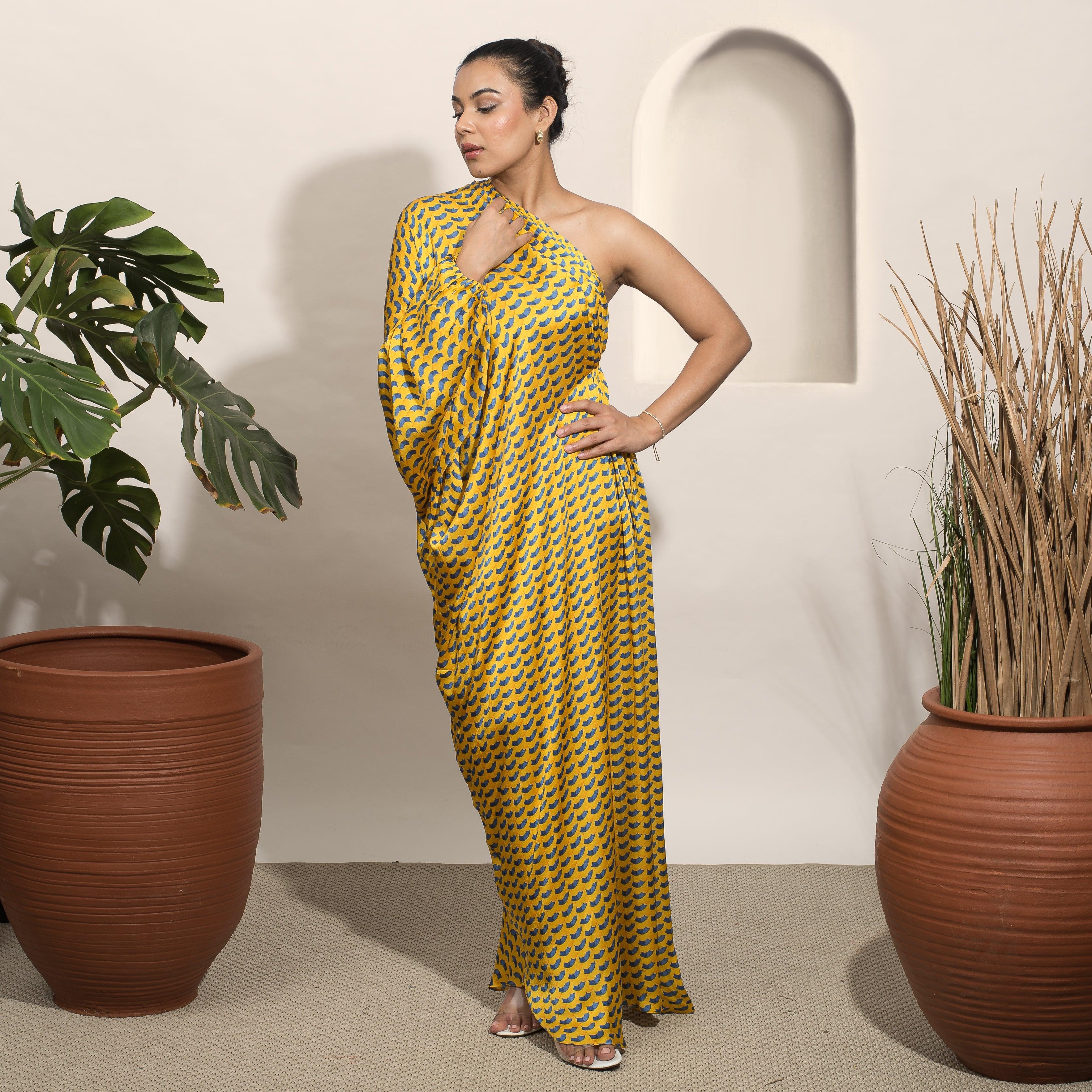 Dolce Off Shoulder Kaftan - Ozel