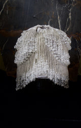 Andromeda Silver Tassels Bucket Bag - Ozel Bir Sey