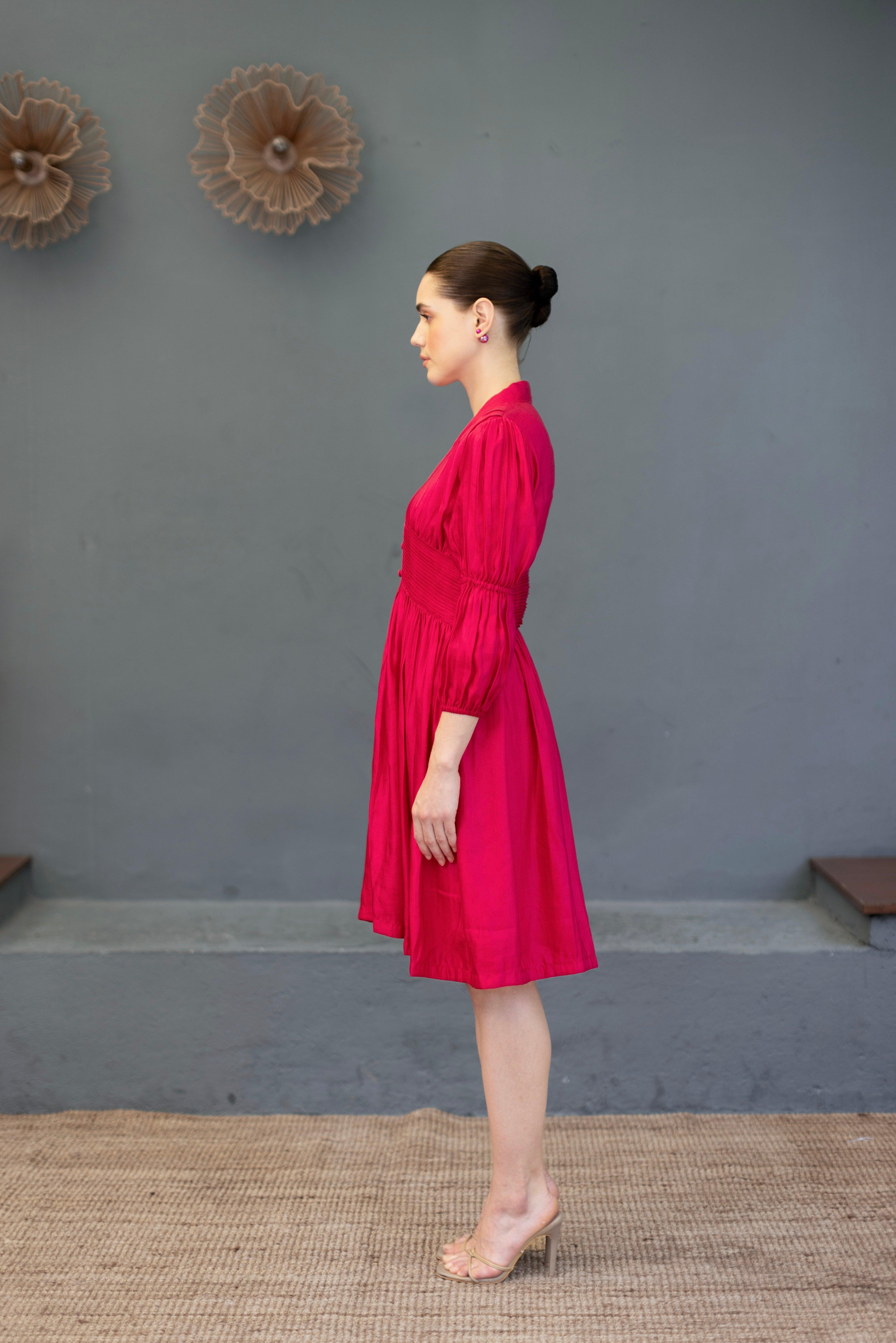 Valentina Short Button Down Dress - Ozel