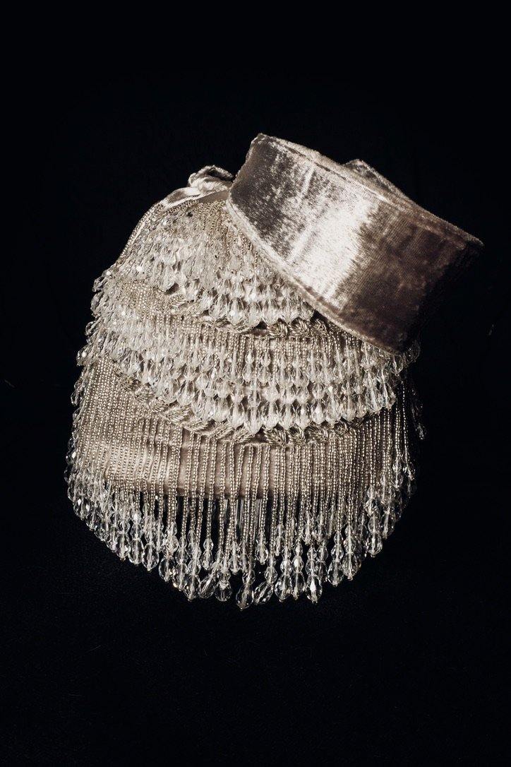 Andromeda Silver Tassels Bucket Bag - Ozel