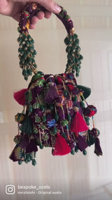 Mahima Mahajan X Özel Purple Bucket Bag