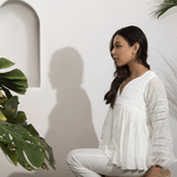 BeBe White Lace Tunic