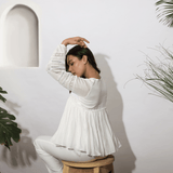 BeBe White Lace Tunic