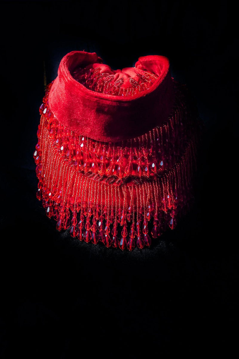 Andromeda Red Tassels Bucket Bag - Ozel Bir Sey
