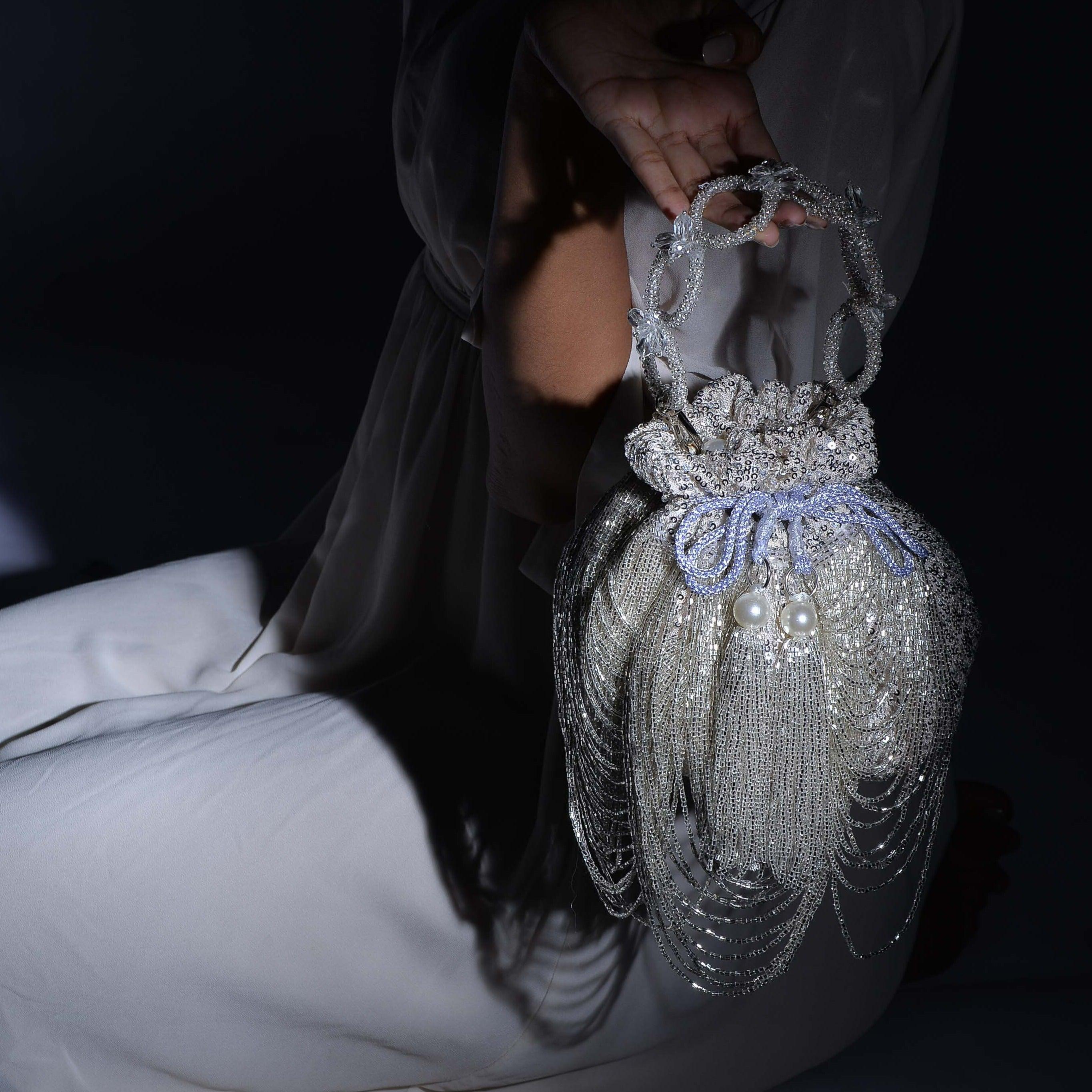 Dragon's Nest Shimmer Potli Bag - Ozel