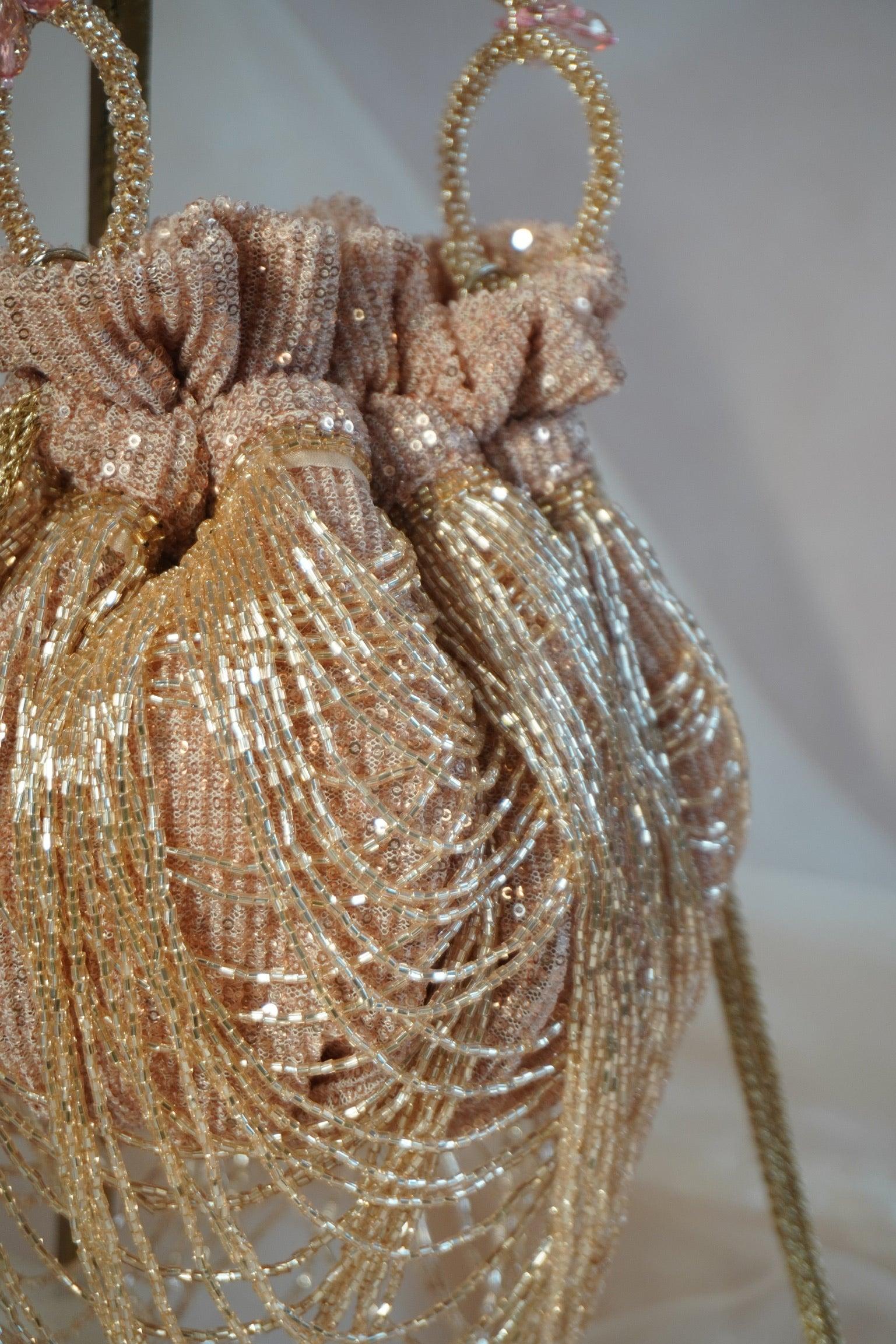 Dragon's Nest Shimmer Potli Bag - Ozel