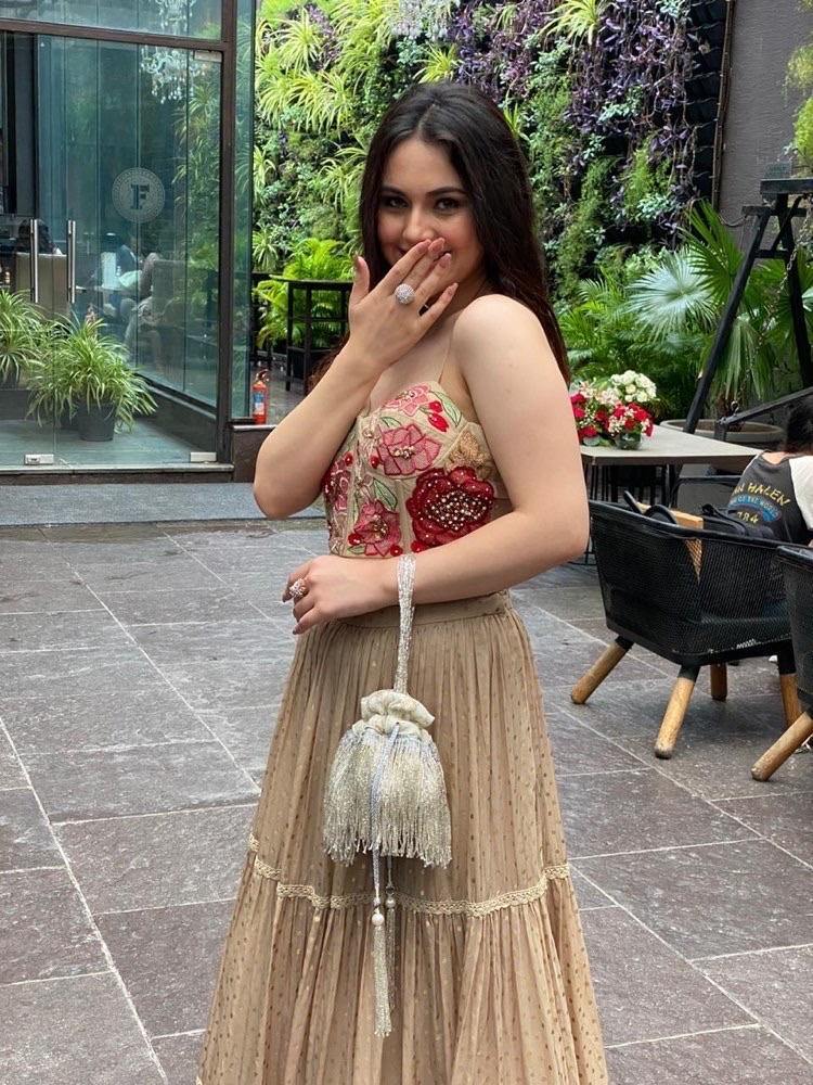 White and Silver Tassels Potli Bag - Ozel