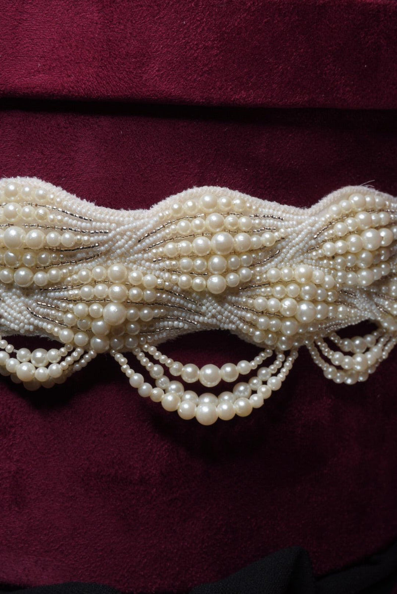Oyster Hand Embroidered Belt
